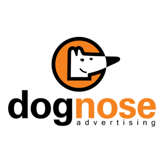 Dog Nose advertising Logo PNG Vector