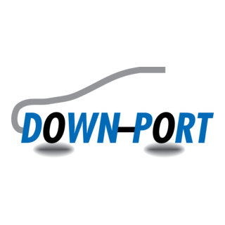 Down-Port Logo PNG Vector