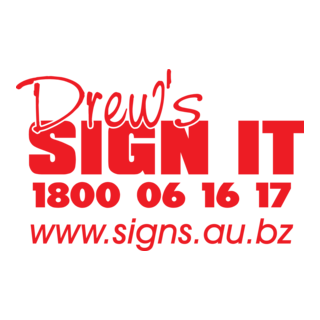Drew's Sign It Logo PNG Vector