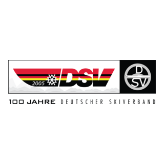 DSV 100 Jahre Deutscher Skiverband Logo PNG Vector