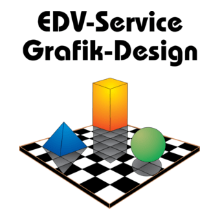 EDV-Service Grafik-Design Logo PNG Vector