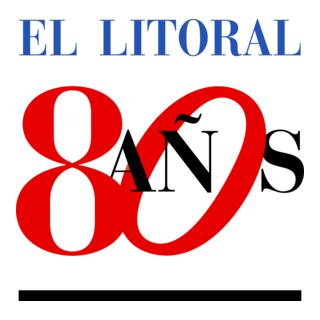 El Litoral 80 years Logo PNG Vector
