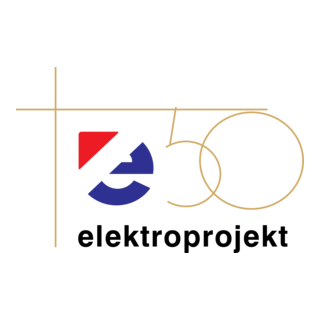 Elektroprojekt 50 Years Logo PNG Vector