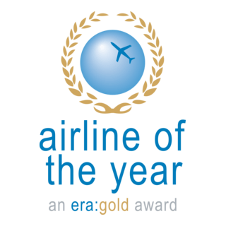 era's Airline of the Year Gold Award Logo PNG Vector