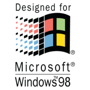 Designed for Microsoft Windows 98 Logo PNG Vector