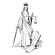 Deusa Themis Justice Logo PNG Vector