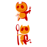 Devil Cuties Logo PNG Vector