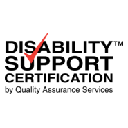 Disability Support Certification Logo PNG Vector