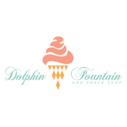 Dolphin Fountain Logo PNG Vector