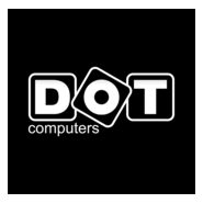 DOT computers BW Logo PNG Vector
