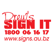 Drew's Sign It Logo PNG Vector