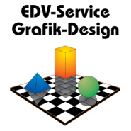 EDV-Service Grafik-Design Logo PNG Vector