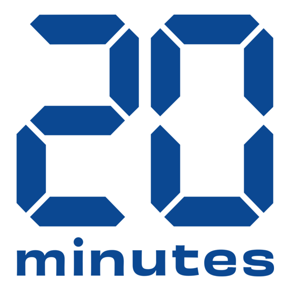 20 Minutes Logo PNG Vector