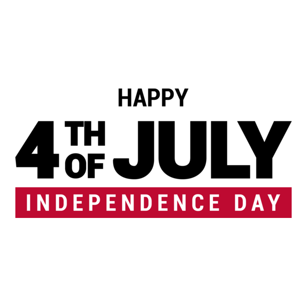 4th of July - Independence Day Logo PNG Vector