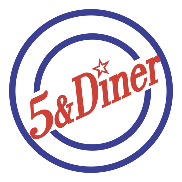 5 & Diner Logo PNG Vector