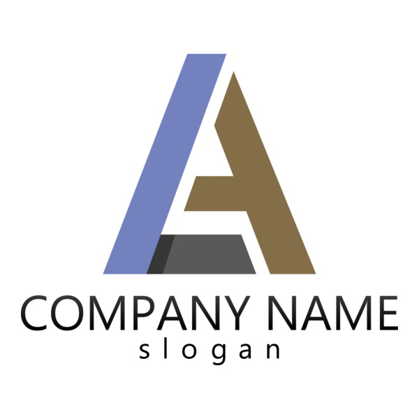 A Letter Company Logo PNG Vector