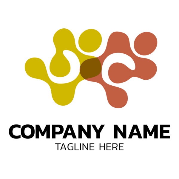 Abstract Tech Company Logo PNG Vector