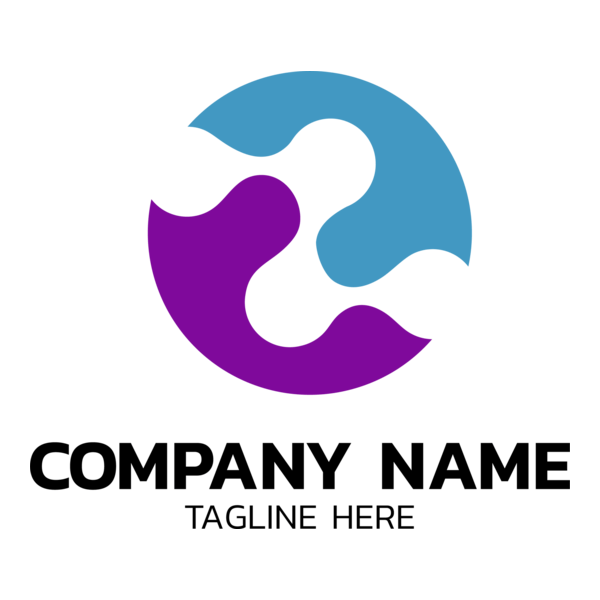 Abstract Tech Company Logo PNG Vector