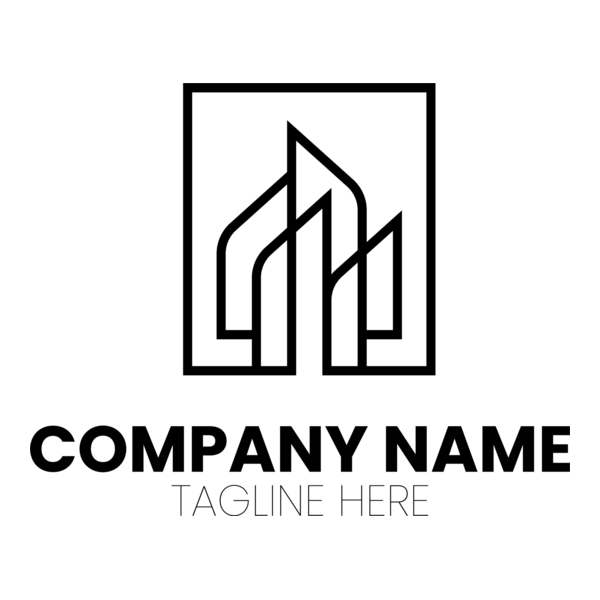 Architecture Building Logo PNG Vector