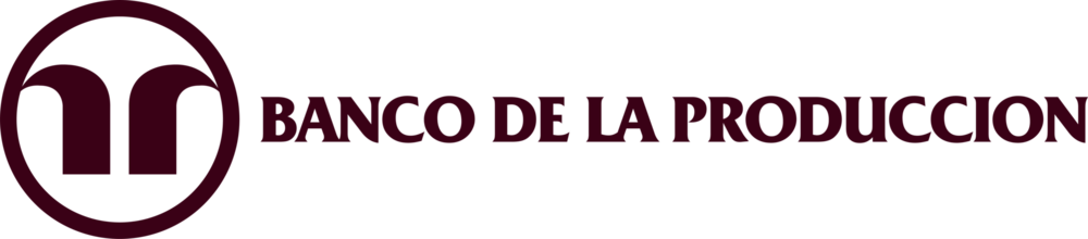 Banco de la Produccion antiguo horizontal Logo PNG Vector