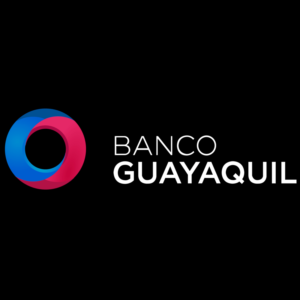 Banco Guayaquil anterior 2014 fondo negro Logo PNG Vector