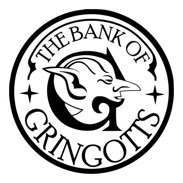 Bank of Gringotts Logo PNG Vector