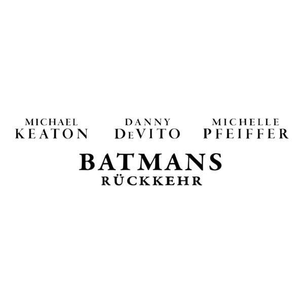 Batmans Rückkehr Logo PNG Vector