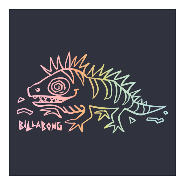 BILLABONG CAMELEON RAINBOW Logo PNG Vector