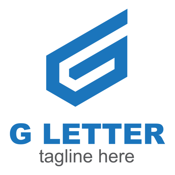 Blue G Letter Company Logo PNG Vector