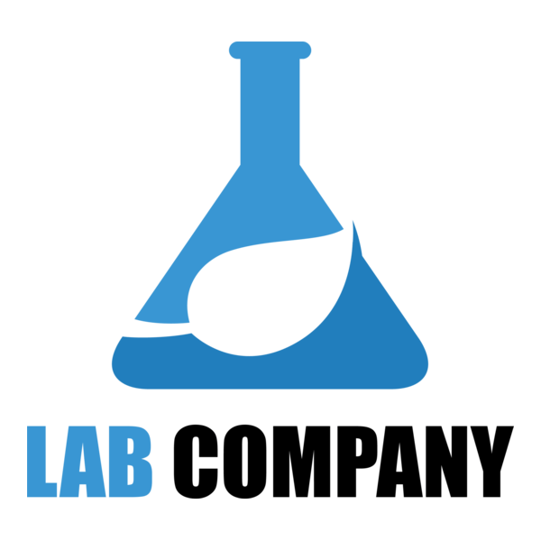 Blue Lab Company Logo PNG Vector