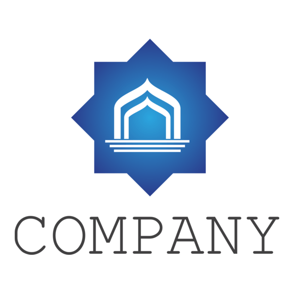 Blue Mosque Logo PNG Vector