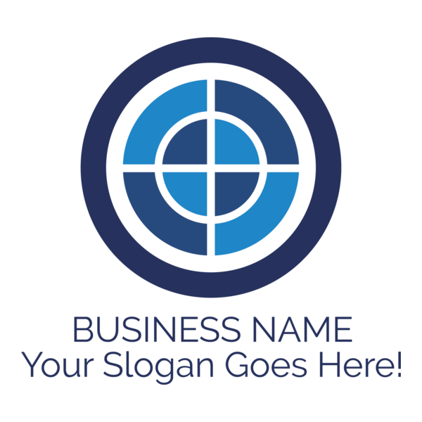 Blue Target Company Logo PNG Vector