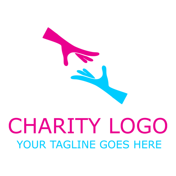 Charity Hands Logo PNG Vector