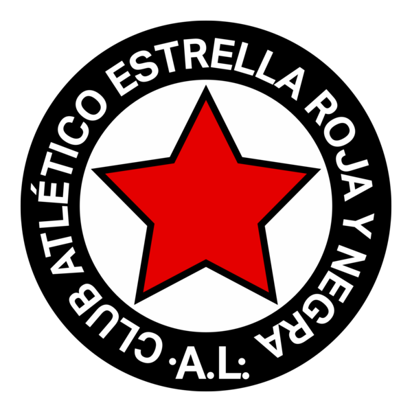 Club Atlético Estrella Roja y Negra Logo PNG Vector
