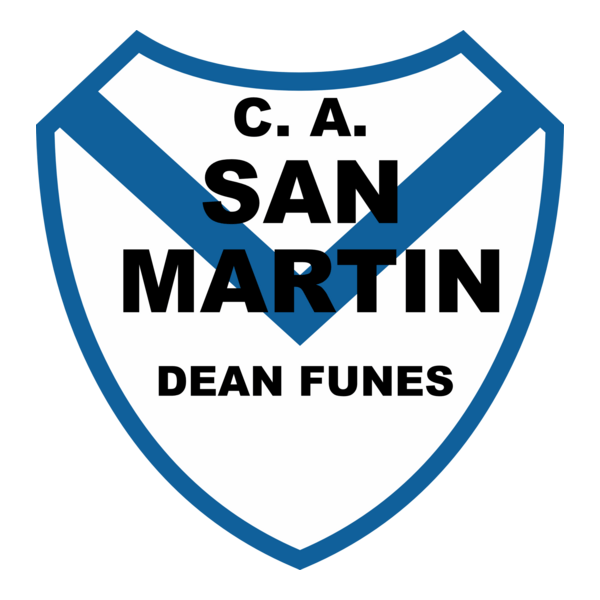 Club Atlético San Martín de Dean Funes Córdoba Logo PNG Vector