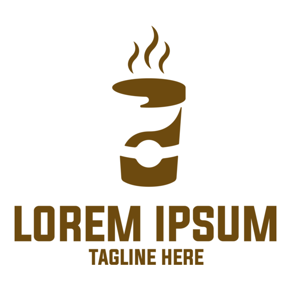 Coffee Drink Logo PNG Vector