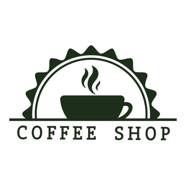 Coffee Shop Logo PNG Vector