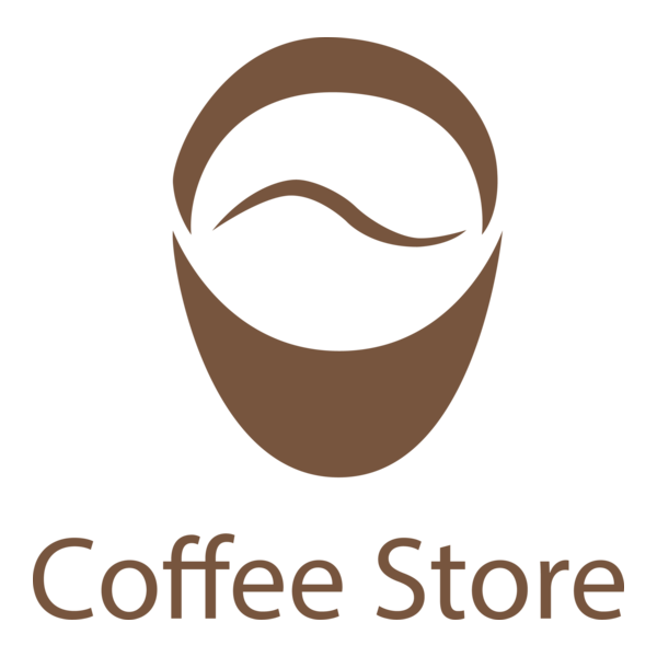 Coffee Store Logo PNG Vector