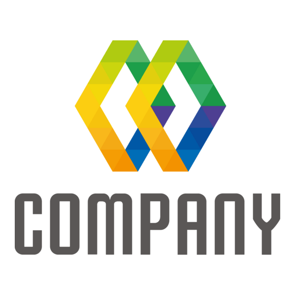 Colorful Company Shape Logo PNG Vector
