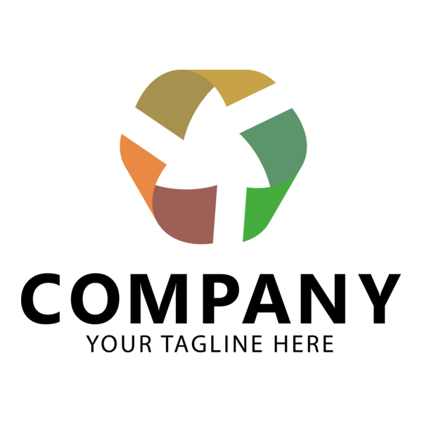 Colorful Recycling Logo PNG Vector
