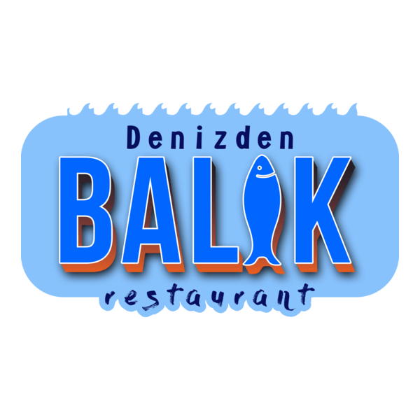Denizden Balık Restaurant Logo PNG Vector