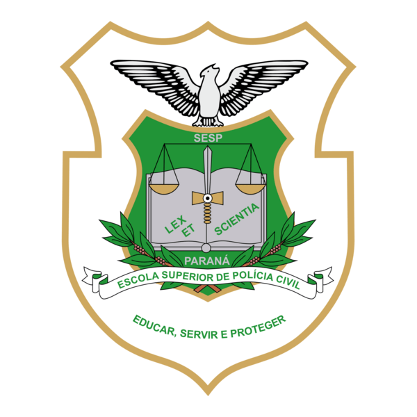 ESCOLA SUPERIOR DE POLICIA CIVIL PARANA BRASÃO Logo PNG Vector