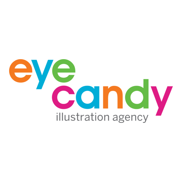 Eye Candy Illustration Agency Logo PNG Vector