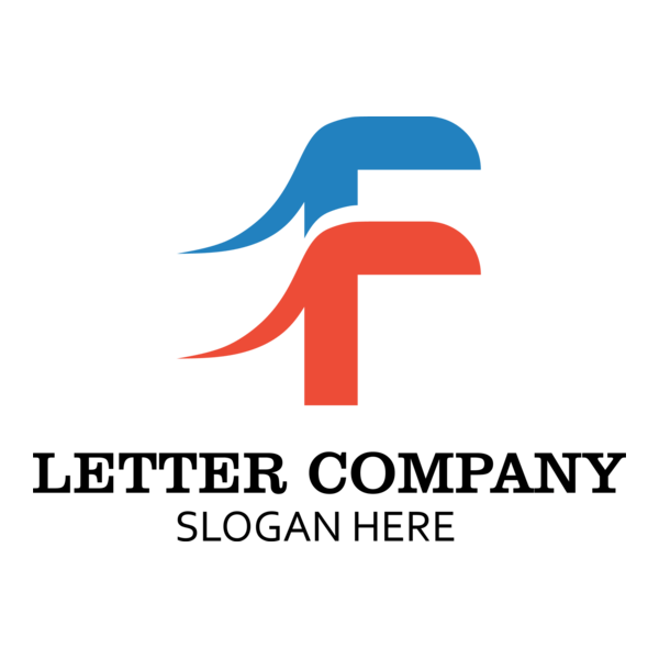 F Letter Company Logo PNG Vector