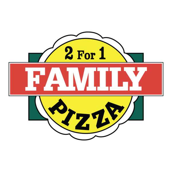 Family Pizza Logo PNG Vector