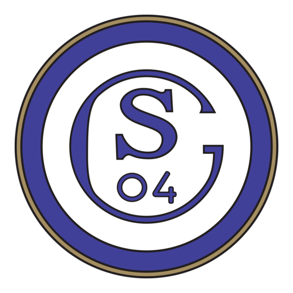 FC Schalke 04 Gelsenkirchen (1950's) Logo PNG Vector