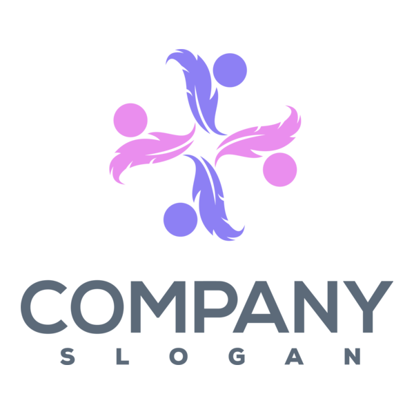 Feather People Logo PNG Vector