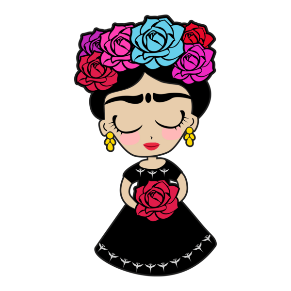Frida Kahlo Logo PNG Vector