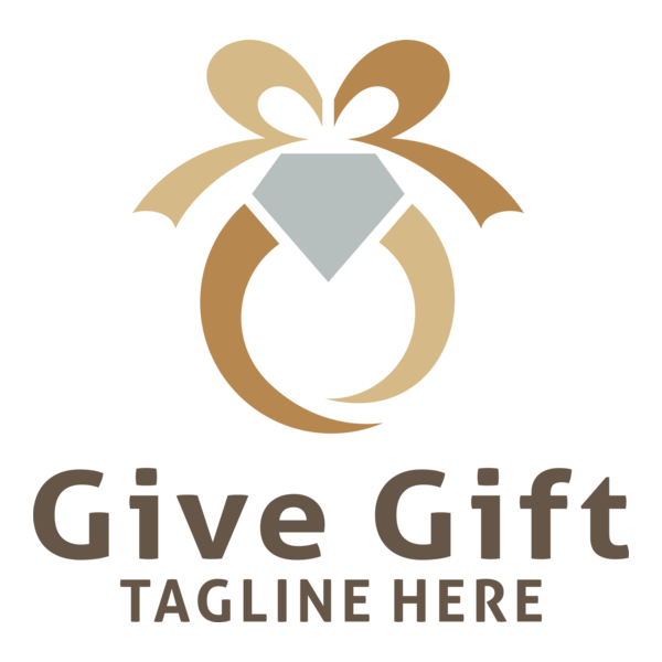 Gift Diamond Logo PNG Vector
