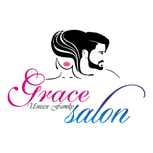 Grace Unisex Family Salon Logo PNG Vector